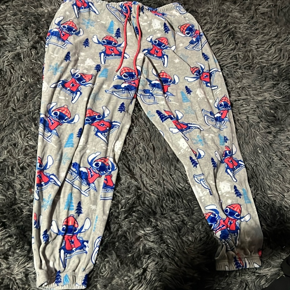 Stitch winter pajama pants